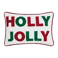 Truly Soft Holly Jolly Decorative Bed Pillow
