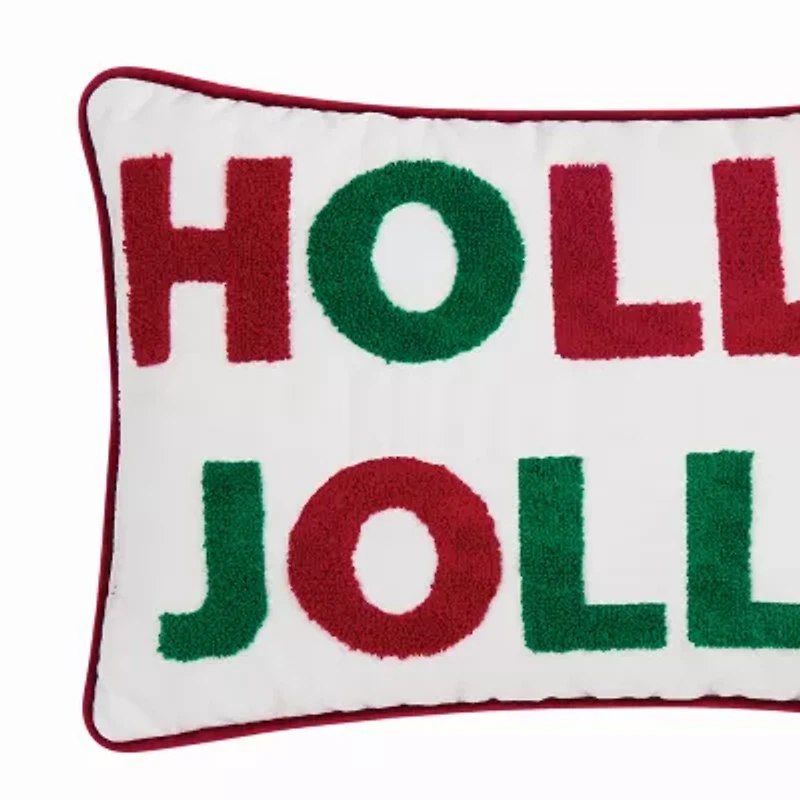Truly Soft Holly Jolly Decorative Bed Pillow