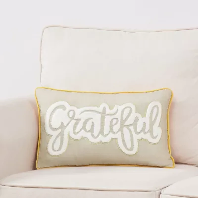 Truly Soft Grateful Decorative Bed Pillow