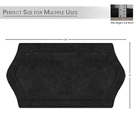 Home Weavers Inc Waterford Quick Dry 17X24 Inch Bath Rug