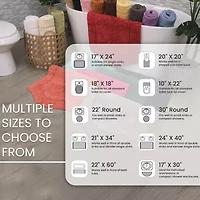 Home Weavers Inc Waterford Quick Dry 17X24 Inch Bath Rug