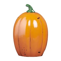 Roman 9"H Lighted Swirl Jack O Lantern Halloween Tabletop Decor