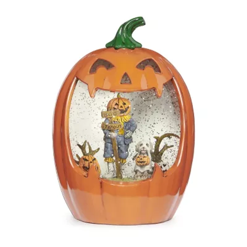 Roman 9h Lighted Swirl Jack O Lantern Halloween Tabletop Decor