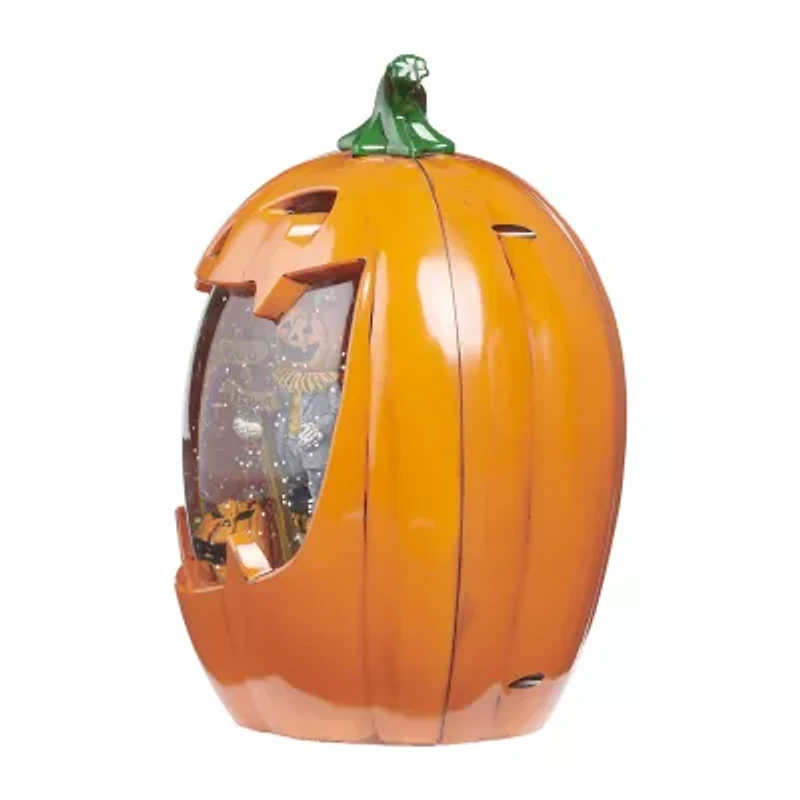 Roman 9h Lighted Swirl Jack O Lantern Halloween Tabletop Decor