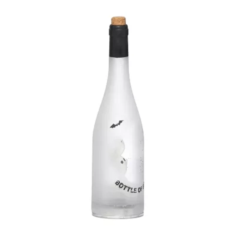 Roman 12"H Lighted Swirl Bottle Of Boos Halloween Tabletop Decor