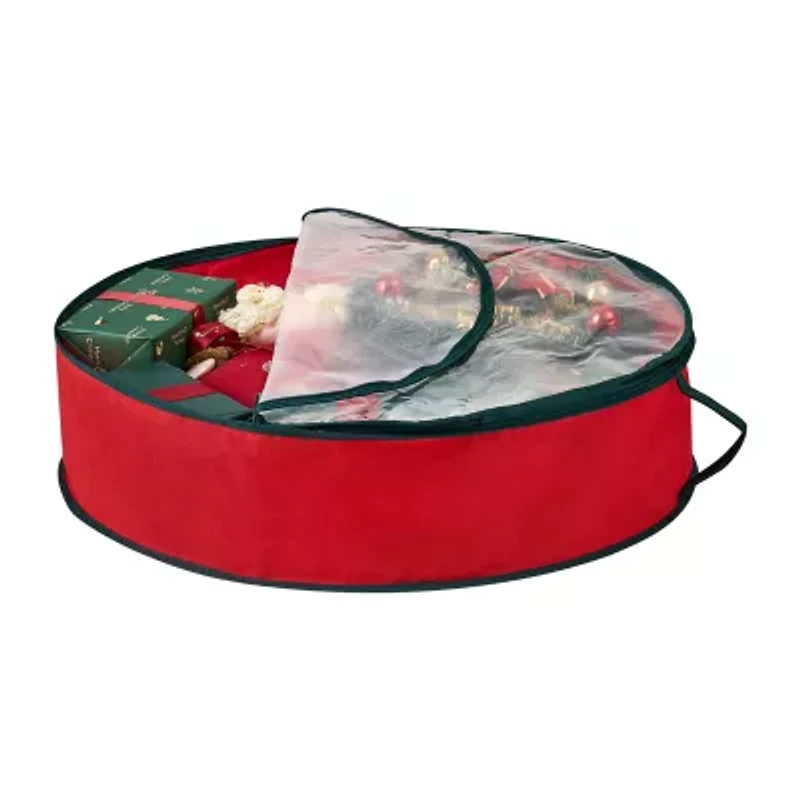 Baum Christmas 2-pc. 25 Inch Wreath Storage Bag