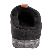 Muk Luks Miles Clog Mens Memory Foam Slip Resistant Slip-On Slippers