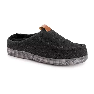 Muk Luks Miles Clog Mens Memory Foam Slip Resistant Slip-On Slippers