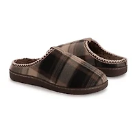 Muk Luks Jaydon Clog Mens Memory Foam Slip Resistant Slip-On Slippers