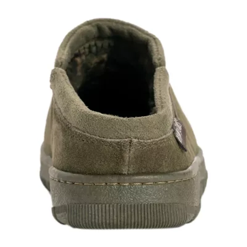 Muk Luks Matt Mens Memory Foam Slip Resistant Slip-On Slippers