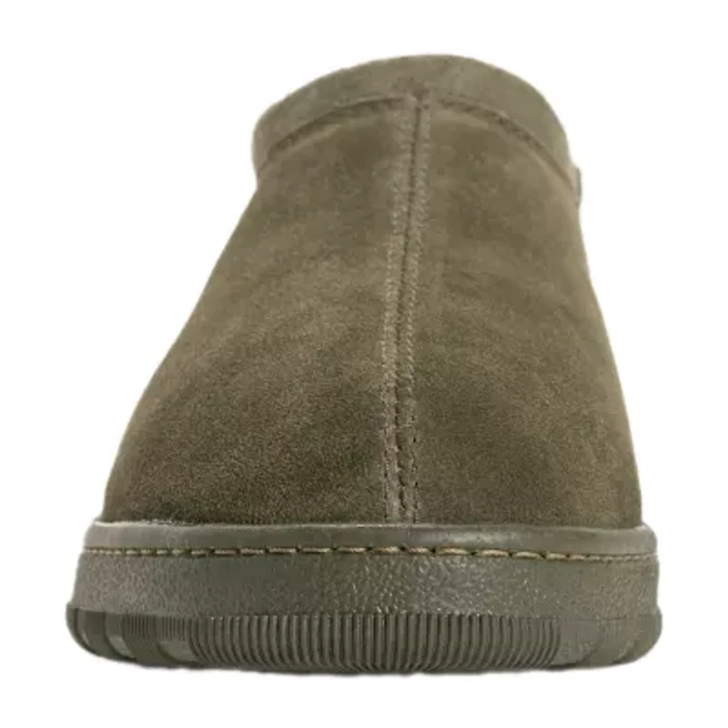 Muk Luks Matt Mens Memory Foam Slip Resistant Slip-On Slippers