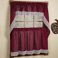 Sweet Home Collection Salem Rod Pocket Valance