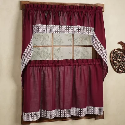 Sweet Home Collection Salem Rod Pocket Valance