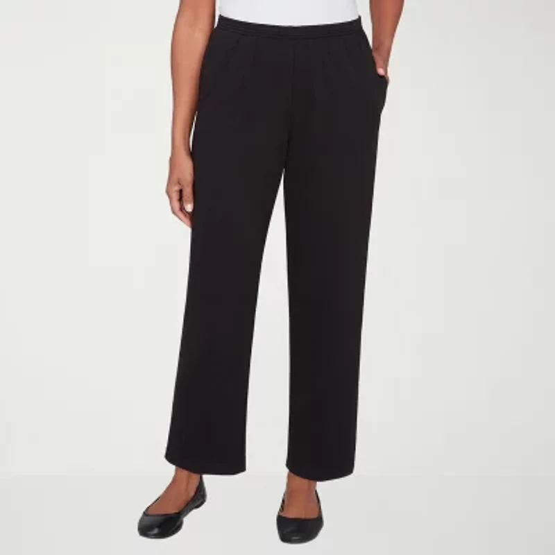 Alfred Dunner Classics Womens Straight Pull-On Pant