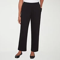 Alfred Dunner Classics Womens Straight Pull-On Pant
