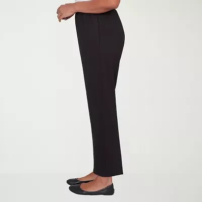 Alfred Dunner Classics Womens Straight Pull-On Pant