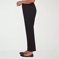 Alfred Dunner Classics Womens Straight Pull-On Pant