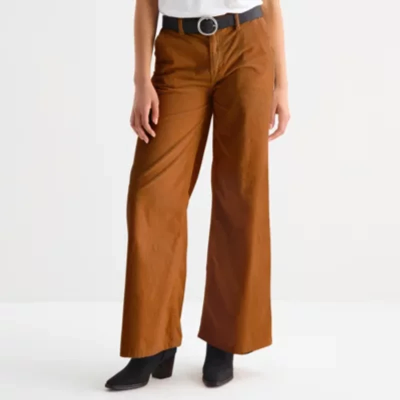 a.n.a Womens Wide Leg High Rise Trouser