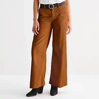 a.n.a Womens Wide Leg High Rise Trouser