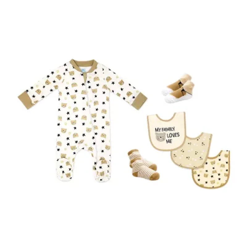 3 Stories Trading Company Baby Unisex 6-pc. Baby Clothing Set
