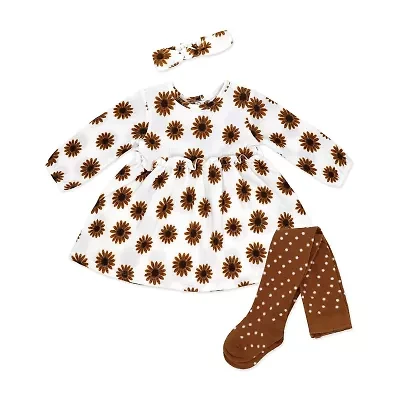 3 Stories Trading Company Girls 3-pc. Long Sleeve A-Line Dress