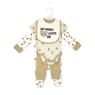 3 Stories Trading Company Unisex 4-pc. Baby Clothing Set