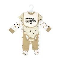 3 Stories Trading Company Unisex 4-pc. Baby Clothing Set