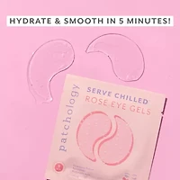 Patchology Serve Chilled Rose Eye Gels 5 Pair