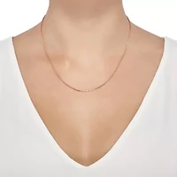 Made Italy Womens 14K Gold 18 Inch Fashion Chain Necklace