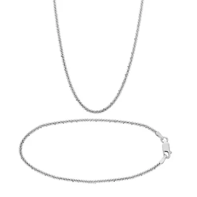 Made in Italy Womens Sterling Silver 2-pc. Jewelry Set