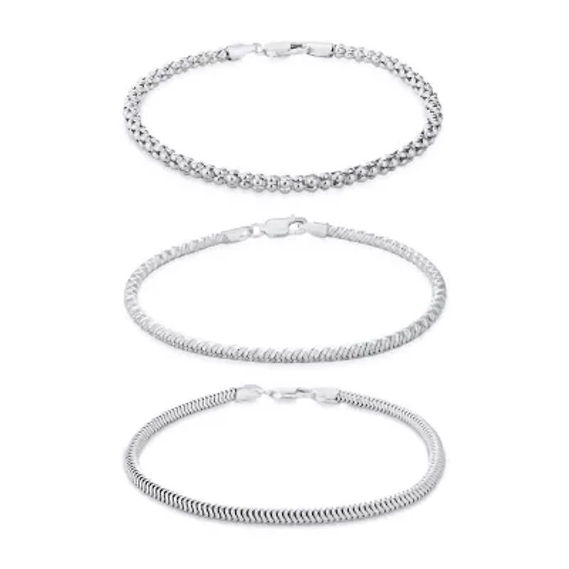 Made in Italy Womens Sterling Silver 3-pc. Jewelry Set