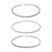 Made in Italy Womens Sterling Silver 3-pc. Jewelry Set