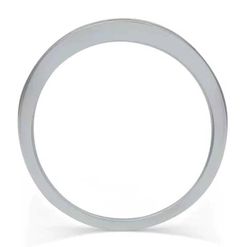 Modern Bride Gemstone 1/8 CT. T.W. Lab Created Blue Sapphire Gold Over Silver Wedding Band