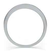 Modern Bride Gemstone 1/8 CT. T.W. Lab Created Blue Sapphire Gold Over Silver Wedding Band