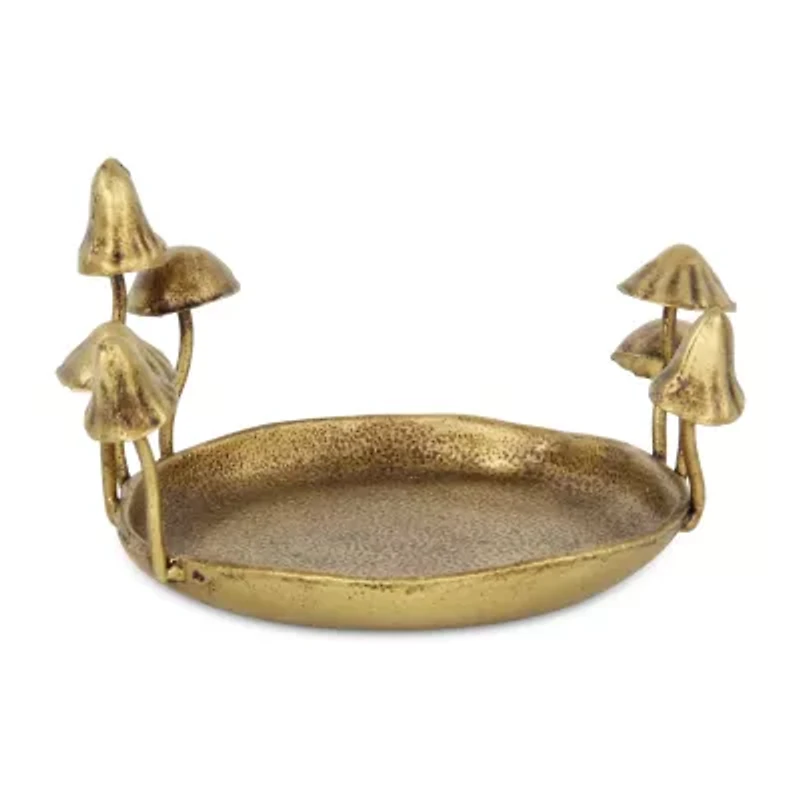 Cheungs Qinrie Cast Iron Catchall Mushroom Decorative Tray