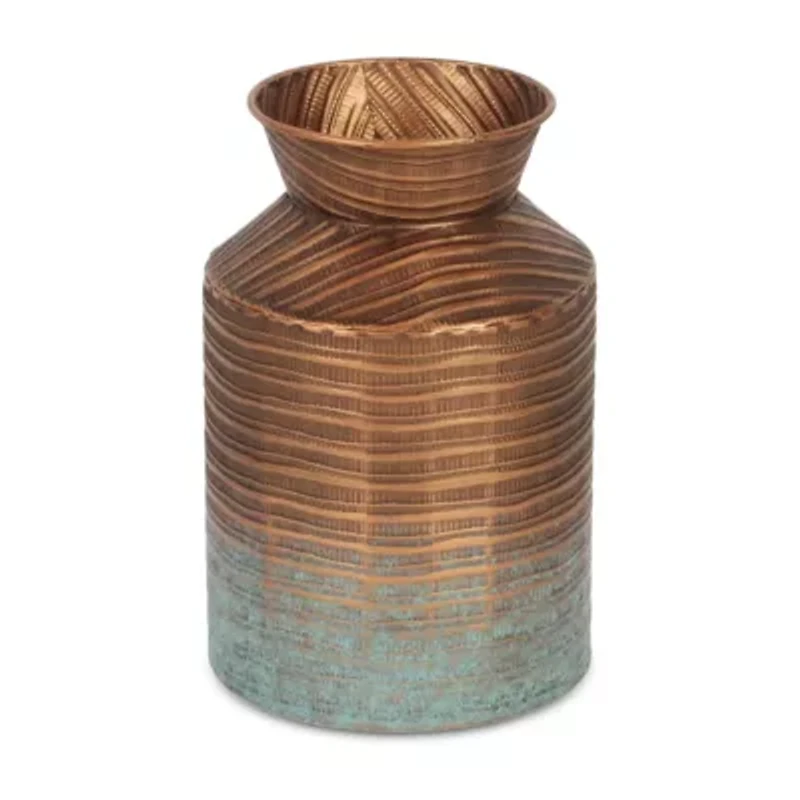Cheungs Kyani Copper And Teal Milk Jug Decorative Jar