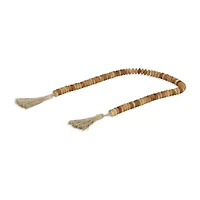 Cheungs Akaida Wooden Abacus Styled Tassel Handmade Tabletop Decor