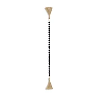 Cheungs Akaida Dark Blue Wood Bead Tassel Handmade Tabletop Decor