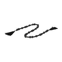 Cheungs Akaida Black Wood Bead Tassel Handmade Tabletop Decor