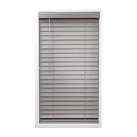 Cut-to-Width 2" Cordless Faux-Wood Blinds
