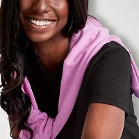 Hanes Womens Crew Neck Short Sleeve Active T-Shirt