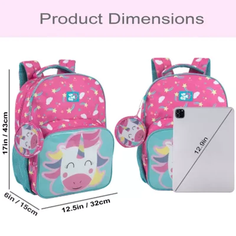 AD Sutton Up We Go Unicorn 2 Piece Backpack Set