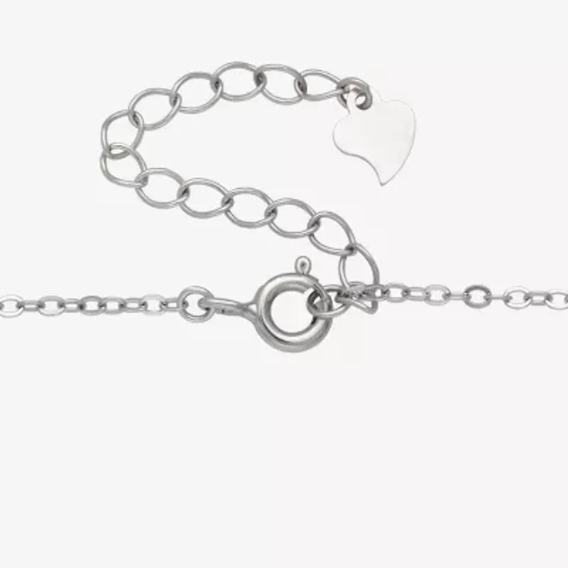 Womens White Cultured Freshwater Pearl Sterling Silver 16 Inch Pendant Necklace