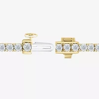 (H-I / I1) 2 CT. T.W. Lab Grown White Diamond 10K or Yellow Gold 7.25 Inch Tennis Bracelet