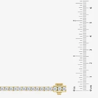 (H-I / I1) 2 CT. T.W. Lab Grown White Diamond 10K or Yellow Gold 7.25 Inch Tennis Bracelet