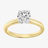 1 1/4 CT. Lab-Grown (G / SI2) Diamond Round Solitaire Engagement Ring 14k Gold