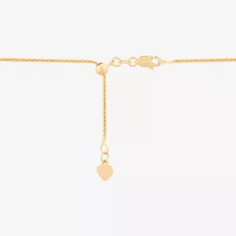 Womens 14K Gold 22 Inch Link Necklace