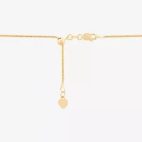 Womens 14K Gold 22 Inch Link Necklace