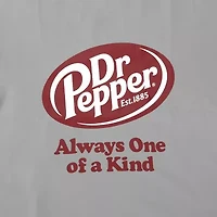 Dr Pepper Always One Of A Kind Womens V Neck Short Sleeve Regular Fit Juniors Graphic T-Shirt