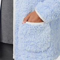 Cuddl Duds Womens Sherpa Long Sleeve Mid Length Robe